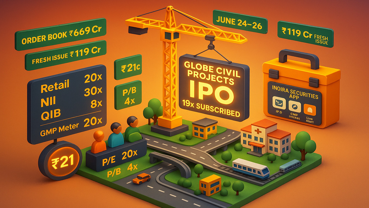 Globe Civil Projects IPO Subscribed 7x on Day 1: Why Investors Are Betting Big on Infrastructure